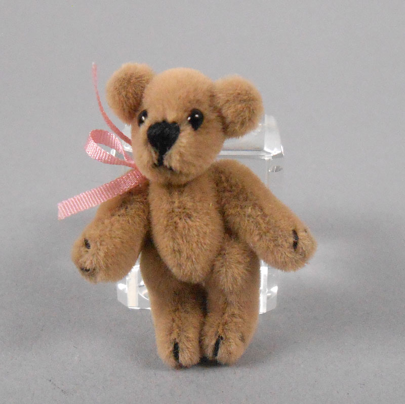 Tan Velvet 1.5 inch Bear